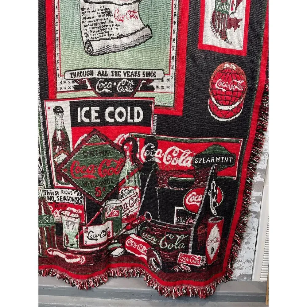 Coca Cola | throw blanket vintage